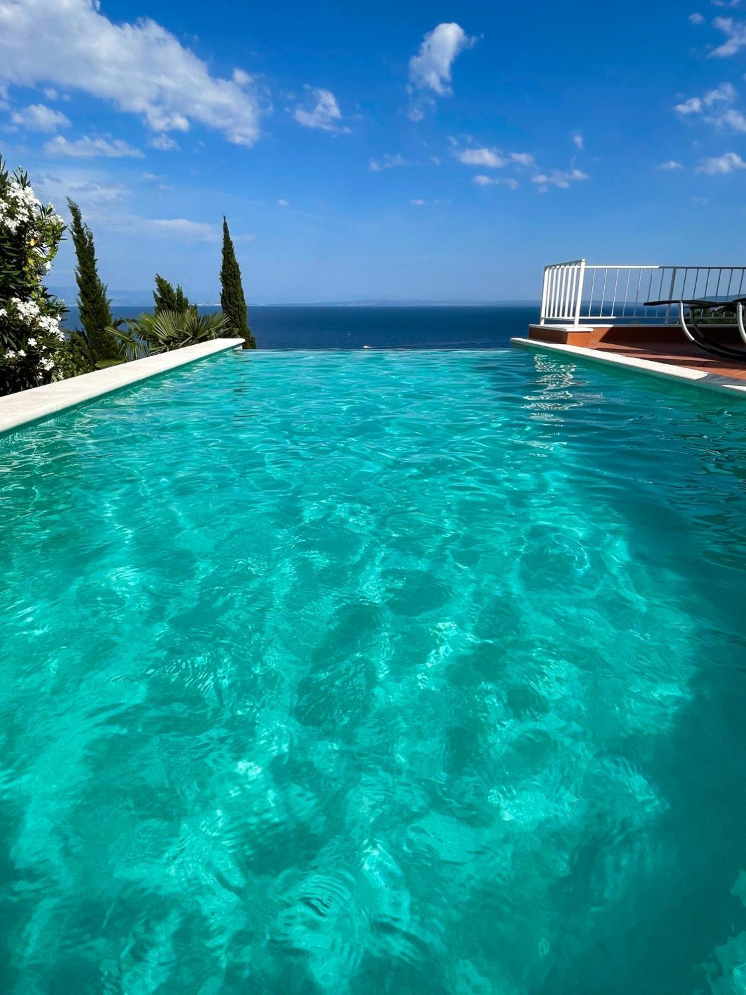 Villa Lovran - 150M To The Beach - Infinity Pool - Incredible Sea View - Fitnessraum Kültér fotó